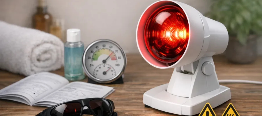 Rotlichtlampe Anwendung & Sicherheit: Worauf Sie beim Kauf achten sollten